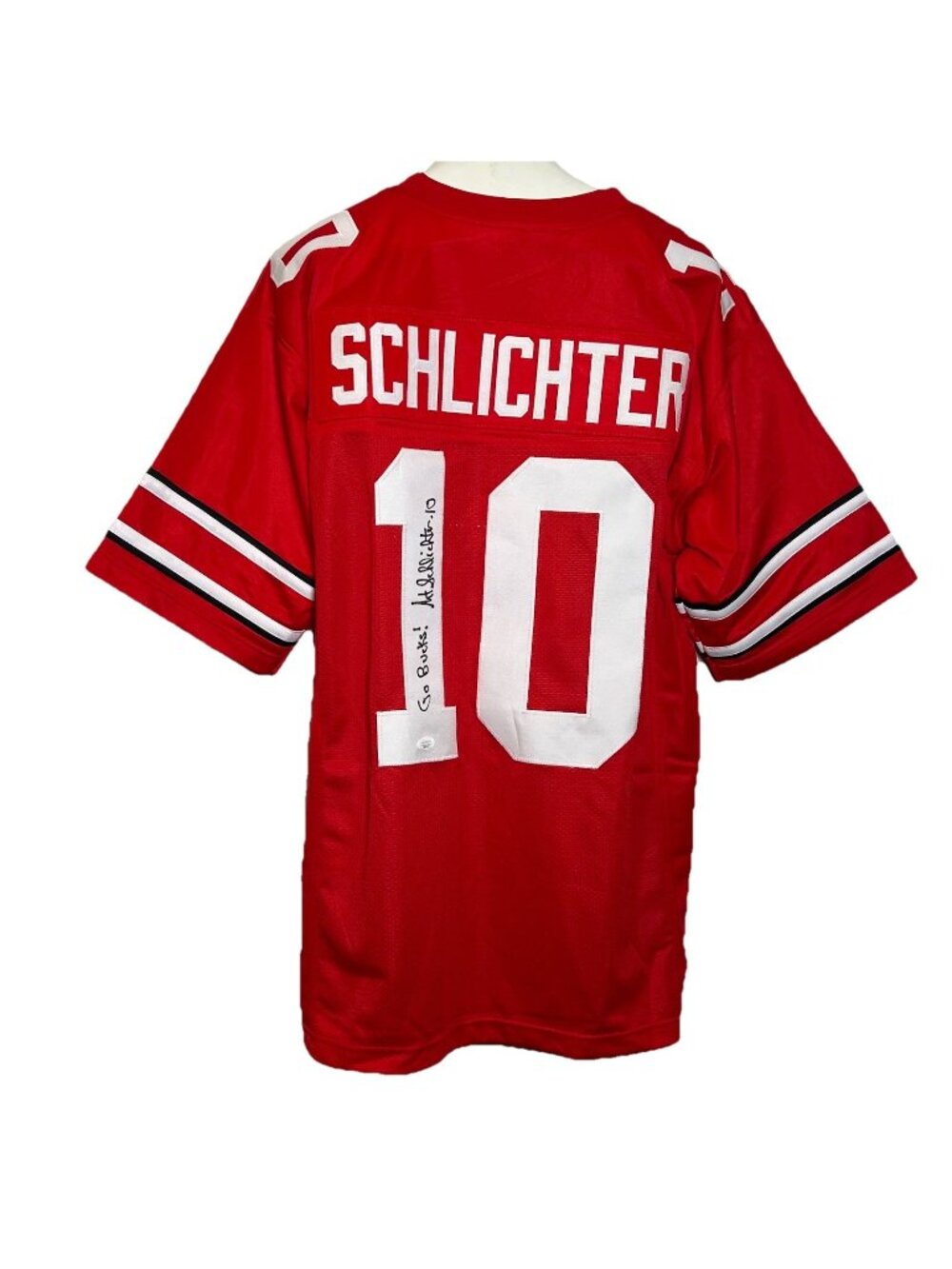 Art Schlichter Autographed The Ohio State Buckeyes Jersey Inscribed JSA COA